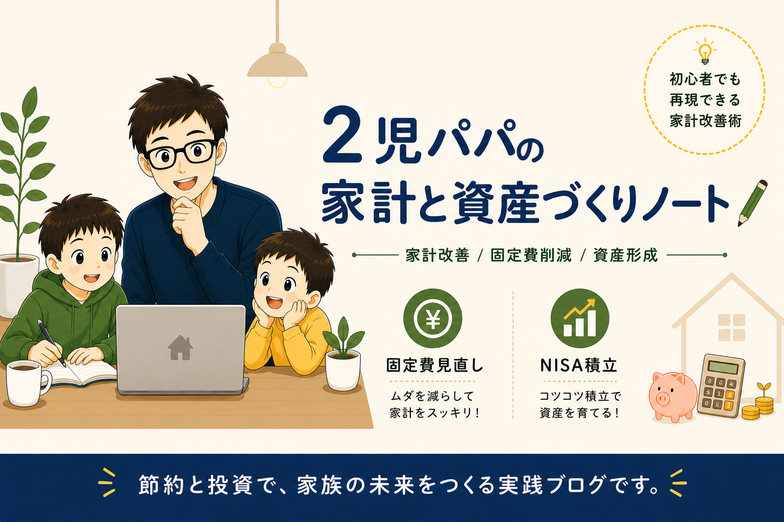 2児パパの家計と資産づくりノート